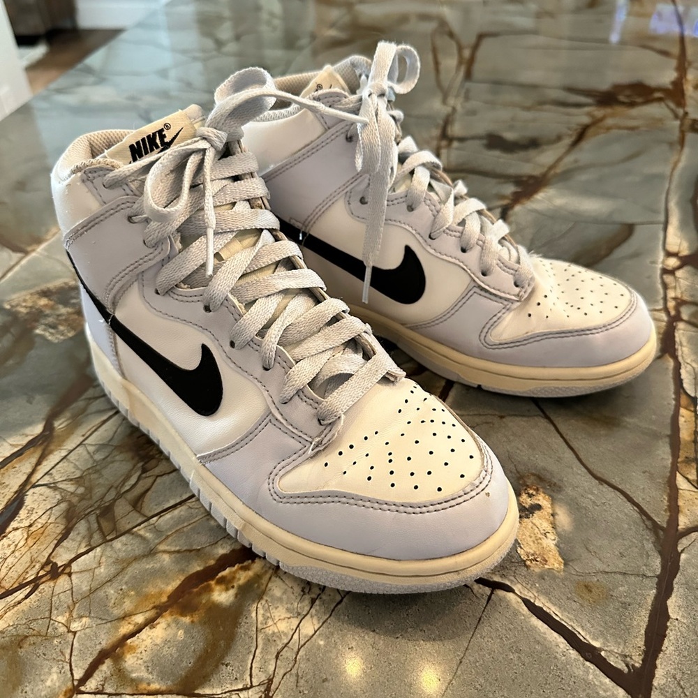 Light Blue Nike Dunks- High Top- Lightly Used